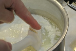 リコッタチーズ作り２